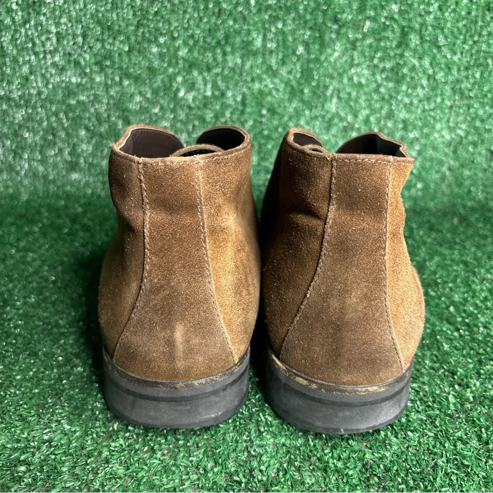 Ermenegildo Zegna Brown Suede Chukka Boots Size‎ US 11